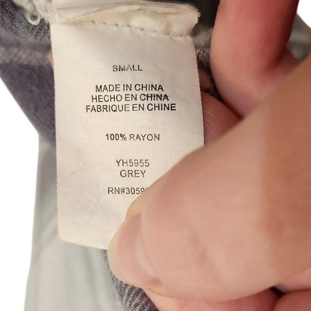 Altar'd State Long Sleeve Blouse Flannel Top Pullover Casual Plaid Purple Small - Picture 8 of 13